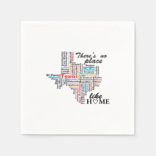 Guardanapo De Papel Não há lugar como casa no texas