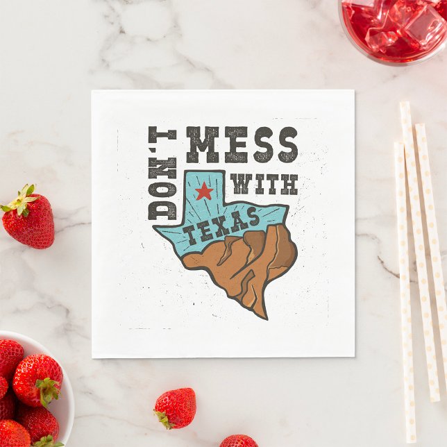 Guardanapo De Papel Não Mess Com O Texas (Criador carregado)