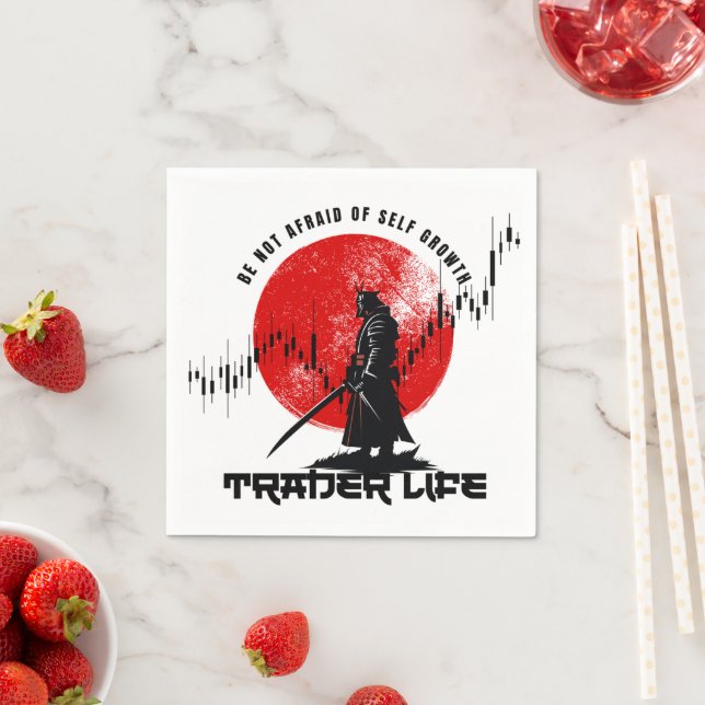 Guardanapo De Papel Não tenha medo | Motivação comercial | Samurai (Insitu)