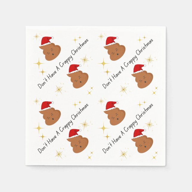 Guardanapo De Papel Não tenha um bom Natal. (Frente)