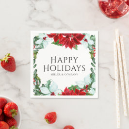 Guardanapo De Papel Nap do Partido Moderno de Férias do Natal Corporat