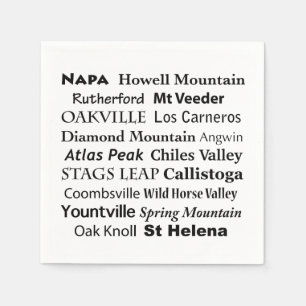 Guardanapo De Papel Napa Wine Country Napkins