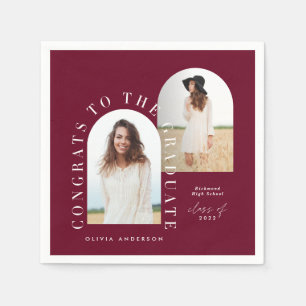 Guardanapo De Papel Napki de graduação geométrica multiarco fotogr