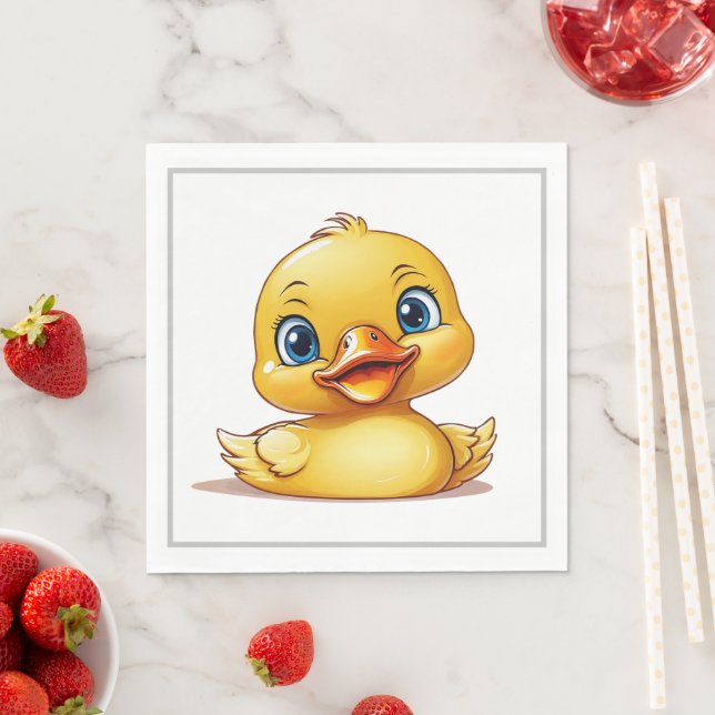 Guardanapo De Papel Napkin - Borracha Ducky (Insitu)
