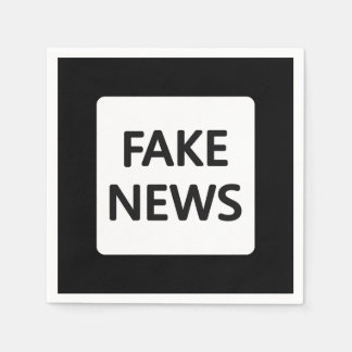 GUARDANAPO DE PAPEL NAPKIN DE PAPEL DE NOTÍCIAS FALSAS