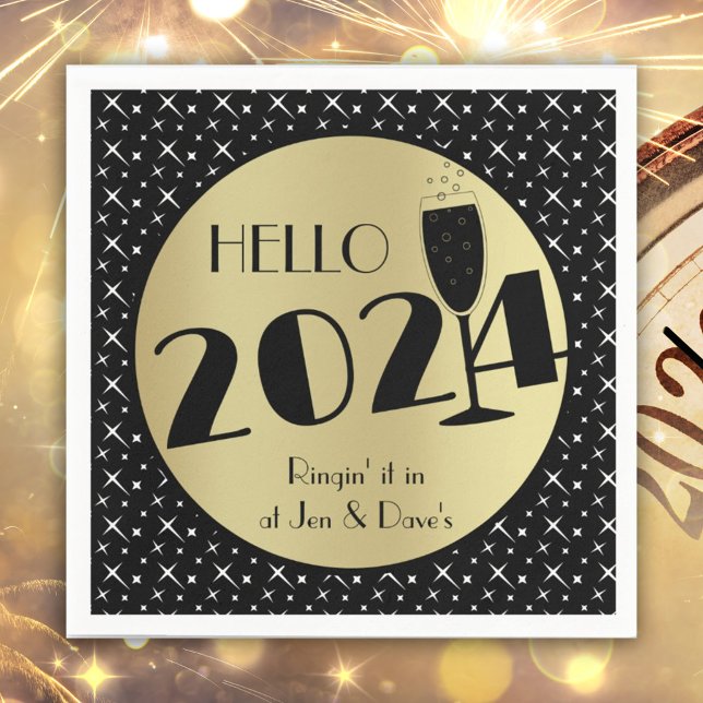 Guardanapo De Papel Napkin de Papel feliz ano novo (Criador carregado)