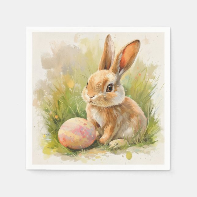 Guardanapo De Papel Napkin de Papel felz pascoa (Frente)