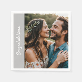 Guardanapo De Papel "Napkin de Partido Personalizado - Fotografia e Te