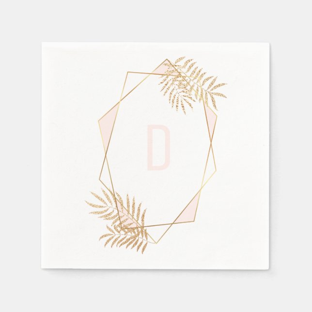 Guardanapo De Papel Napkin Geométrico Personalizado (Frente)