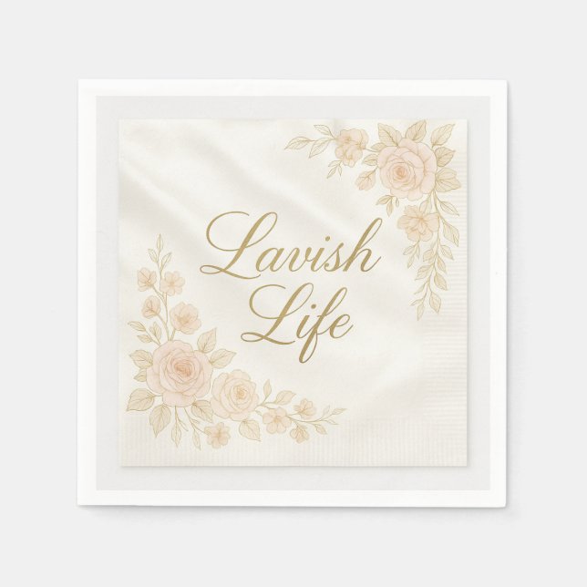 Guardanapo De Papel Napkin Lavish Soft (Frente)