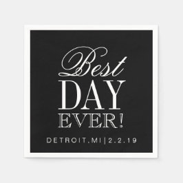 Guardanapo De Papel Napkin - Melhor Dia de Todos