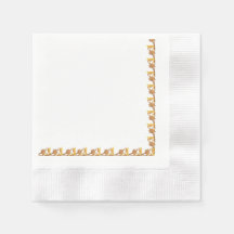 Napkin - Ouro Ângulo - Folhas de Ferro