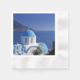 Guardanapo De Papel Napkin para Grécia Santorini