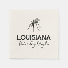Guardanapo De Papel Napkin Personalizável para Noite de Louisiana