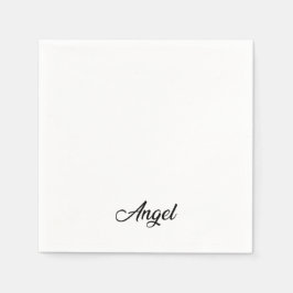 Guardanapo De Papel Napkin personalizável para papel de casamento