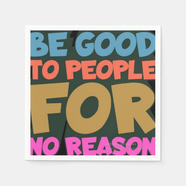 Guardanapo De Papel Napkins, aquele pop! Design (Frente)