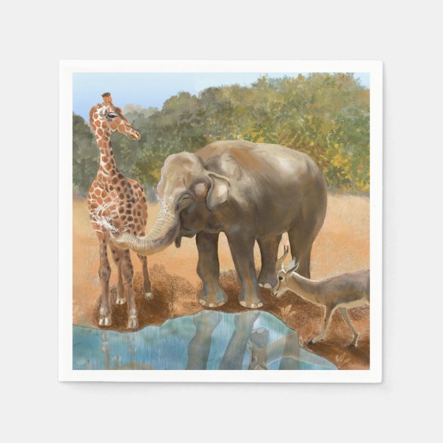 Guardanapo De Papel Napkins - Arte de Debbie Davidsohn - Presentes (Frente)