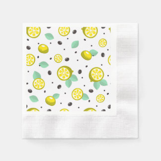 Guardanapo De Papel Napkins com um padrão moderno.