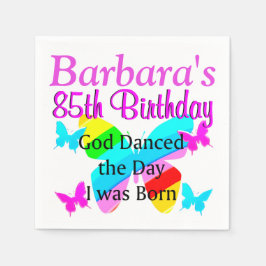 GUARDANAPO DE PAPEL NAPKINS DE ANIVERSÁRIO PERSONALIZADOS DO 85º ANIVE