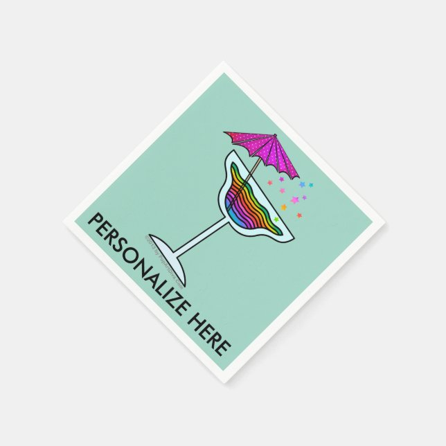 GUARDANAPO DE PAPEL NAPKINS DE PAPEL PERSONALIZADOS - MARGARITA DESIGN (Canto)