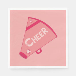 Guardanapo De Papel Napkins de Partido de Cheerleader Rosa KRW
