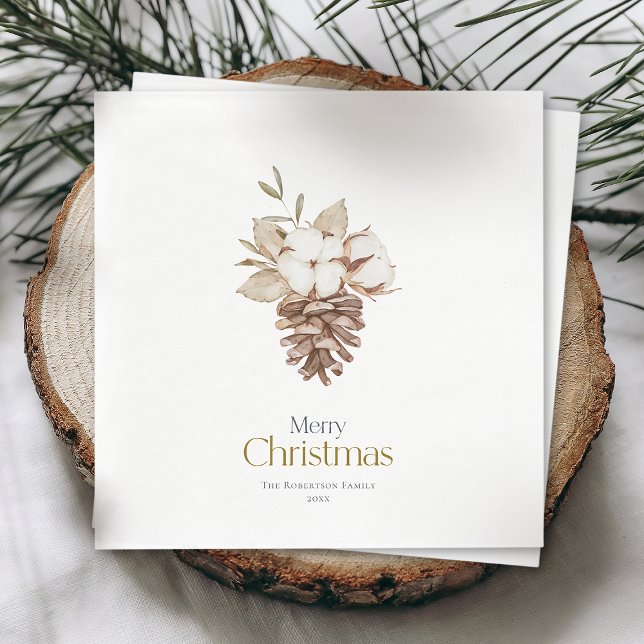 Guardanapo De Papel Napkins Decorativo Elegante De Inverno (Criador carregado)