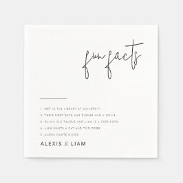 Guardanapo De Papel Napkins Elegante de Casamento Negro e Branco