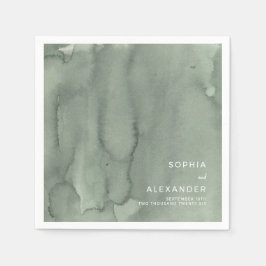 Guardanapo De Papel Napkins for a Modern Wedding. 