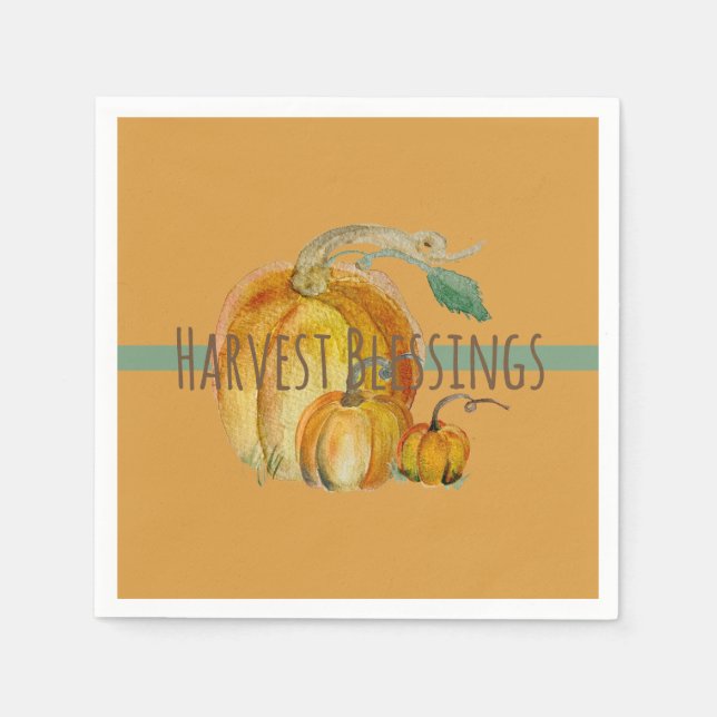 Guardanapo De Papel Napkins: Harvest Blessings (Frente)