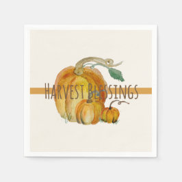 Guardanapo De Papel Napkins: Harvest Blessings