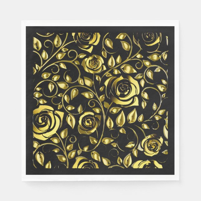 Guardanapo De Papel Napkins-Midnight Elegance collection (Frente)