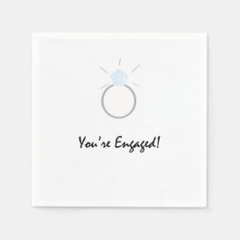 Guardanapo De Papel Napkins para festa de noivado