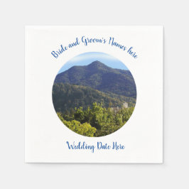Guardanapo De Papel Napkins Personalizável do Mt Tamalpais