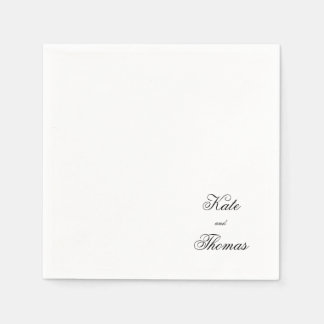 Guardanapo De Papel Nápoles Simples e Minimalista Elegante Na moda Chi