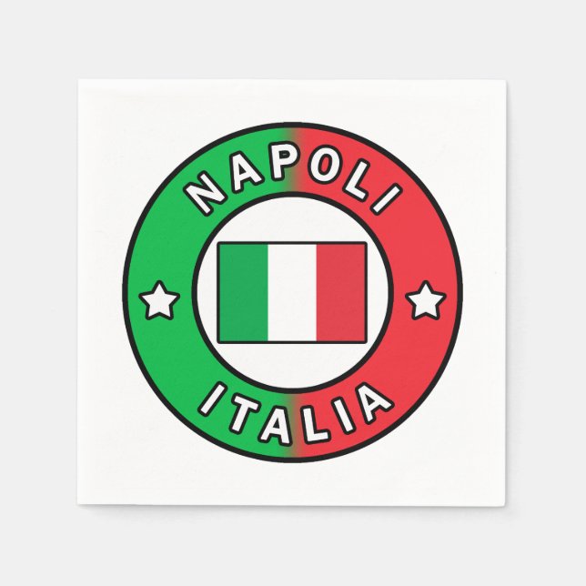 Guardanapo De Papel Napoli Itália (Frente)