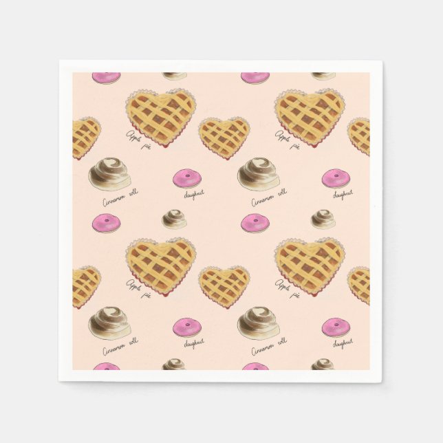 Guardanapo De Papel Napos de produtos cozidos (Frente)