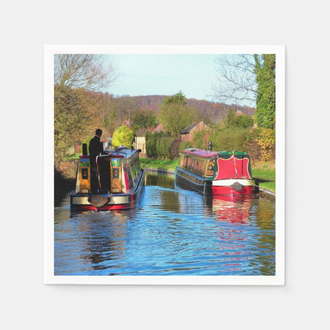 GUARDANAPO DE PAPEL NARROWBOATS (Frente)