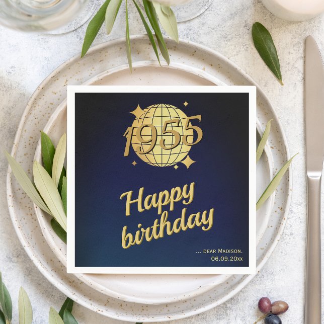 Guardanapo De Papel Nascer em 1955 (Criador carregado)