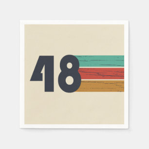 Guardanapo De Papel Nascer na festa de aniversário de 1948