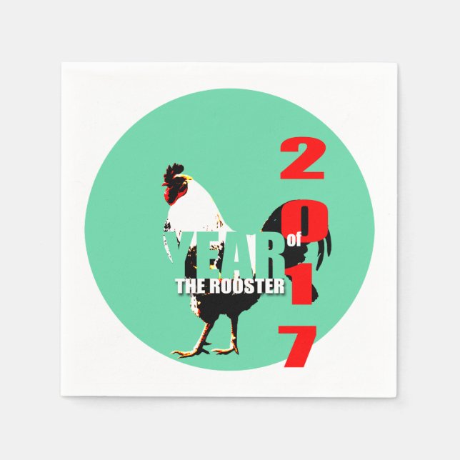 Guardanapo De Papel Nascer no Ano de Aniversário de 2017 da China PPN (Frente)