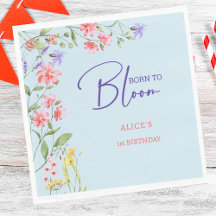 Nascer para florescer aniversário de criança de fl