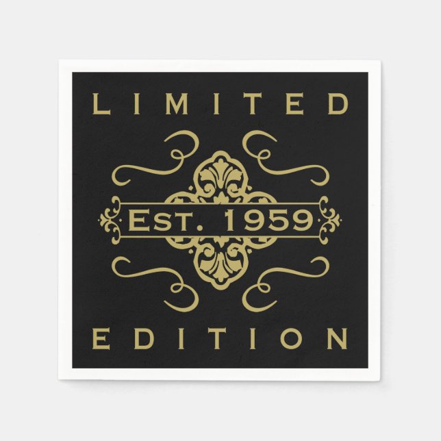 Guardanapo De Papel Nascido em 1959 (Frente)