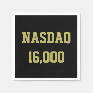 Guardanapo De Papel NASDAQ 16000 Celebração do mercado de ações