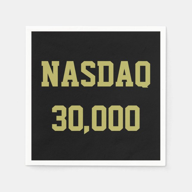 Guardanapo De Papel NASDAQ 30000 Stock Market Celebration (Frente)