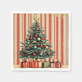 Guardanapo De Papel Natais vintages Retro Retro 1940