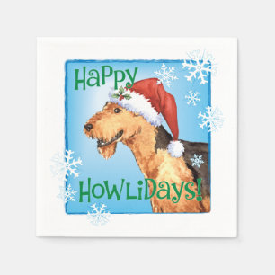 Guardanapo De Papel Natal Airedale