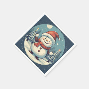 Guardanapo De Papel Natal Antigo Feliz