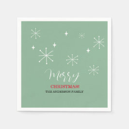 Guardanapo De Papel Natal Branco da Vila do Campo