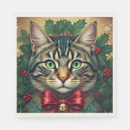 Guardanapo De Papel Natal Cat 2024
