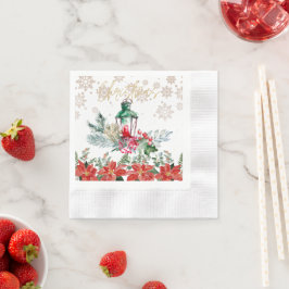 Guardanapo De Papel Natal Chega até Nós, Decoração Vermelha